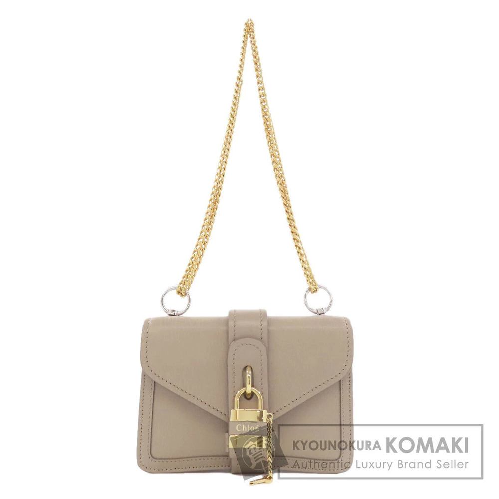 Chloe Chain Shoulder Bag Calfskin